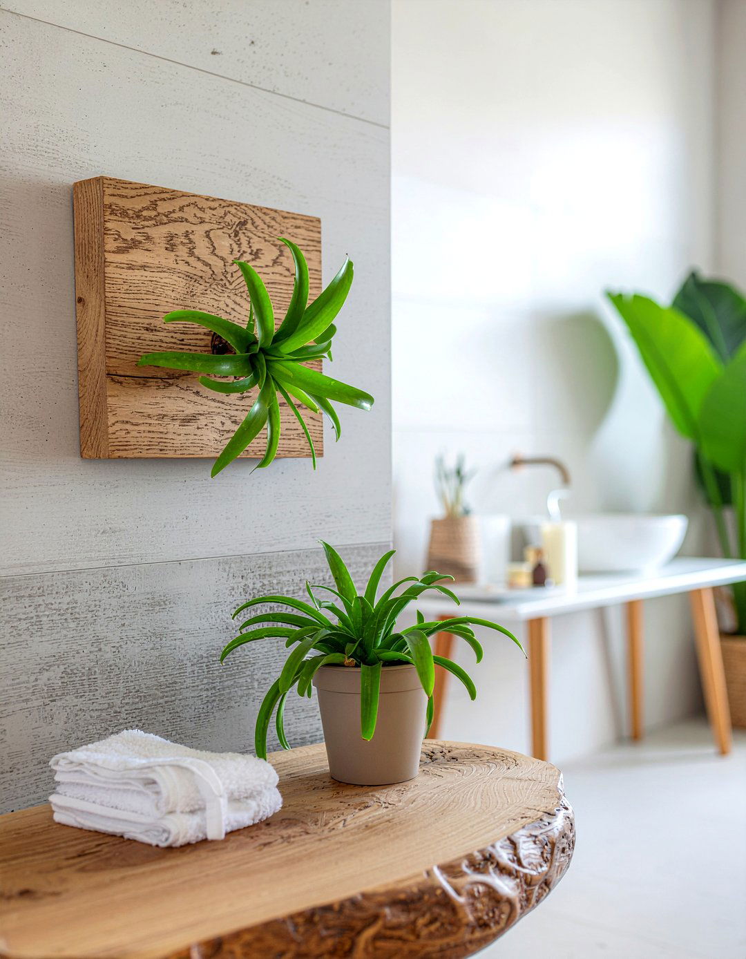 Staghorn fern - 30 bathroom plants that thrive in humidity