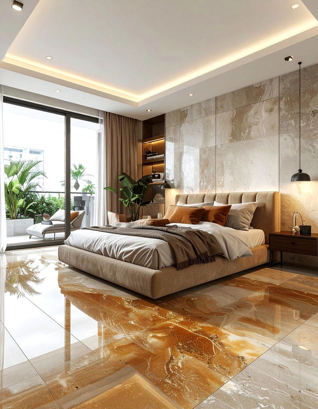 Stained Concrete Bedroom - 30 polished concrete bedroom ideas