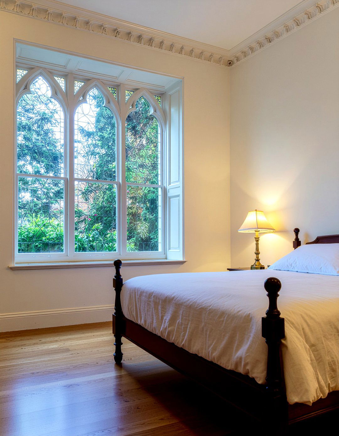 Stained Glass Bedroom Window - 30 historic home bedroom ideas