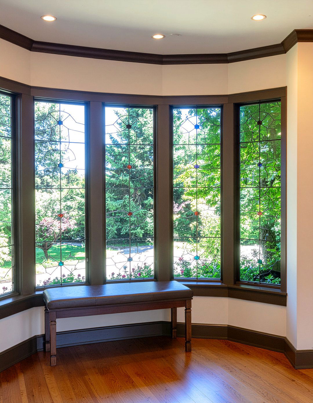 Stained glass dining room windows - 30 craftsman dining room ideas