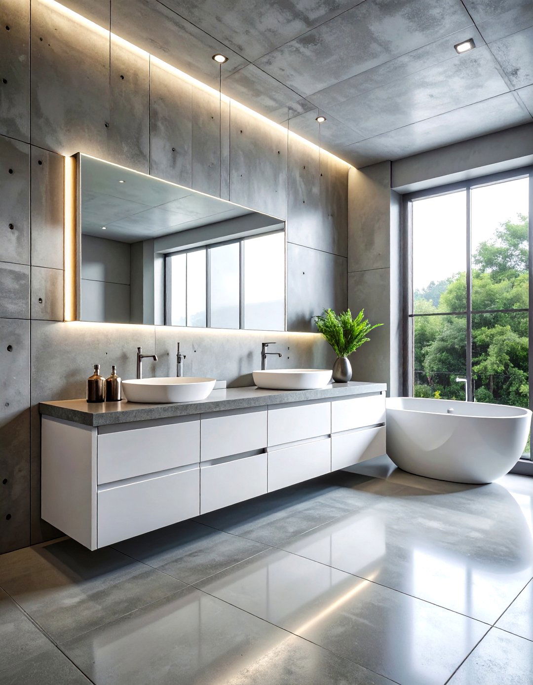 Stainless Steel Accent Wall - 30 stainless steel bathroom ideas