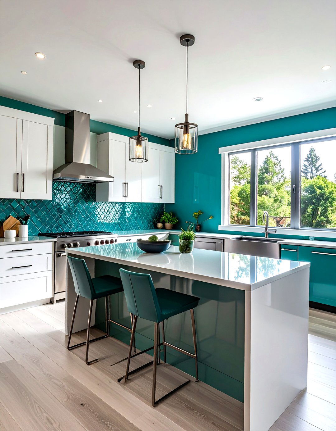 Stainless Steel And Glass Tile - 30 stainless steel backsplash kitchen ideas