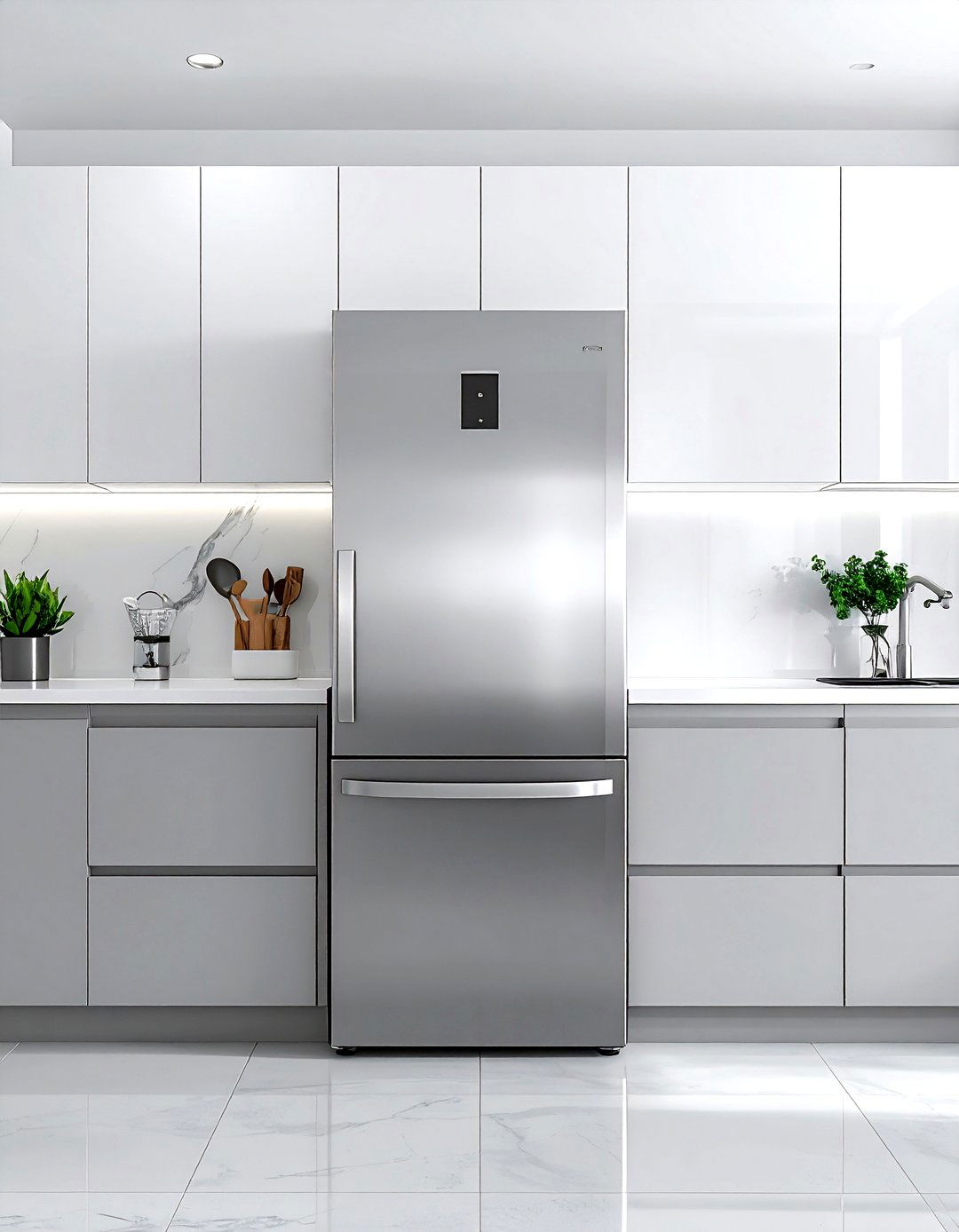 Stainless Steel Appliance Wrap - 30 peel and stick kitchen ideas