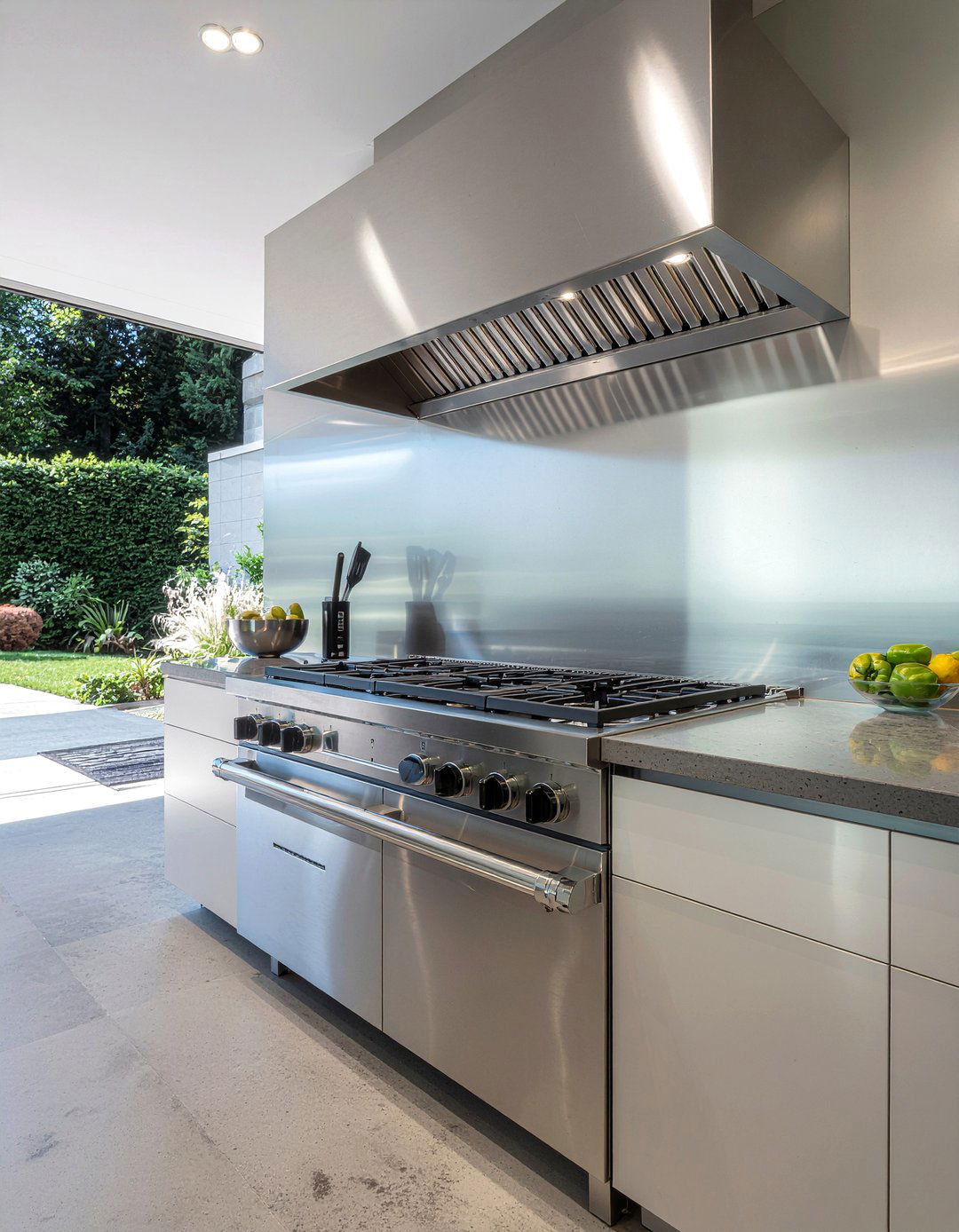 Stainless Steel Backsplash - 30 kitchen backsplash ideas