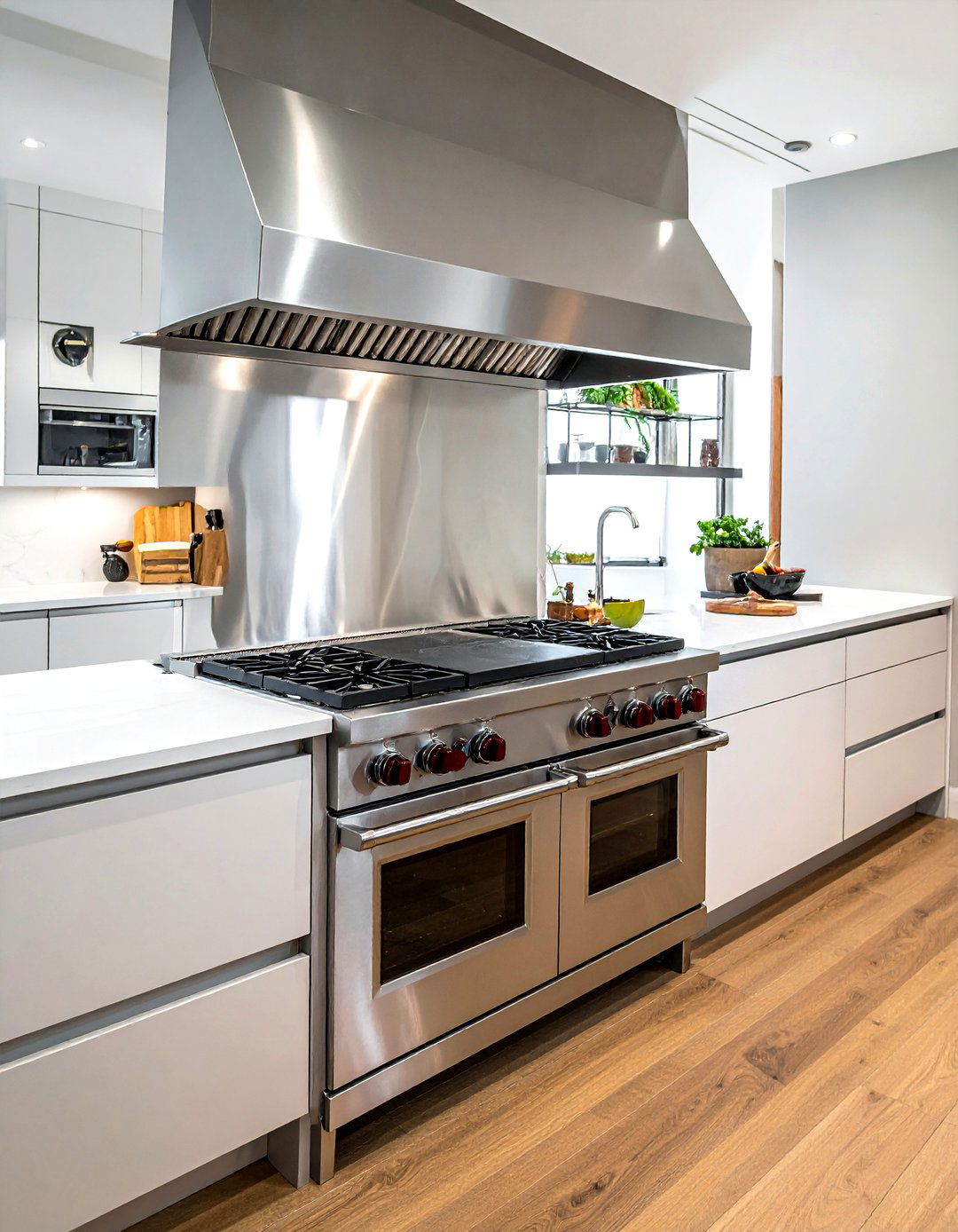 Stainless Steel Behind Stove - 30 stainless steel backsplash kitchen ideas