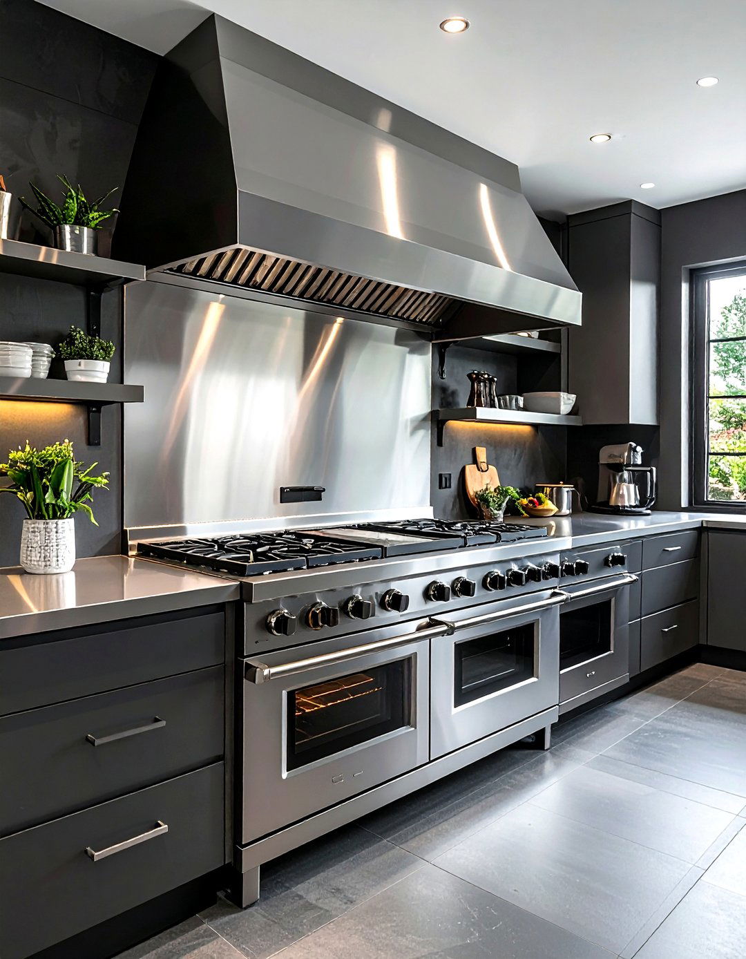 Stainless Steel Gas Range Kitchen - 30 gas cooktop kitchen ideas