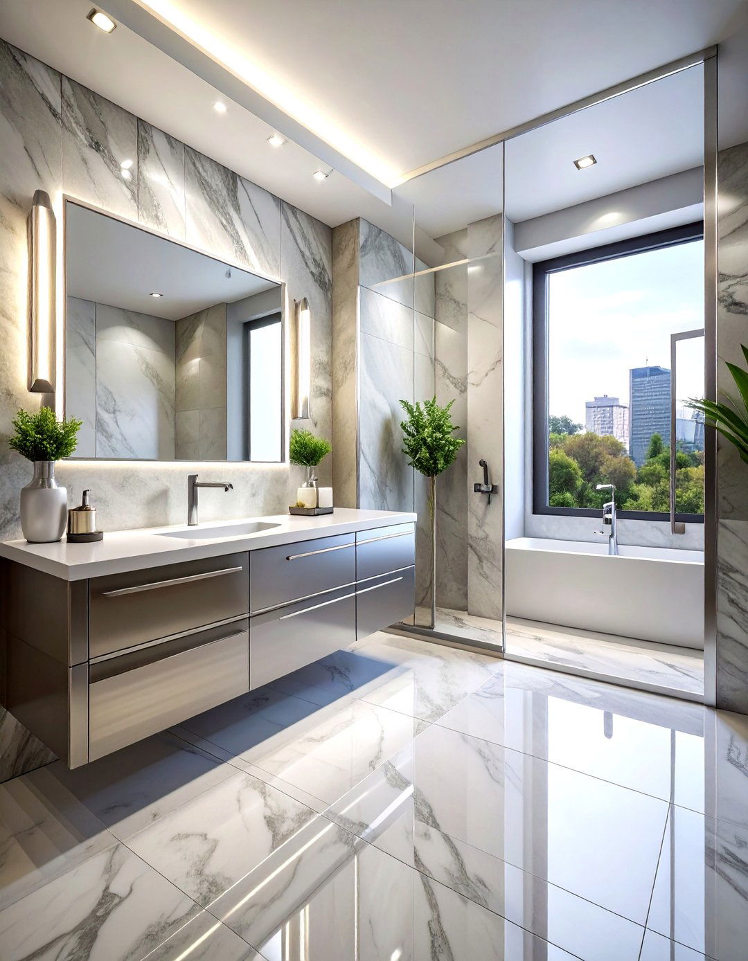 Stainless Steel Grab Bars - 30 stainless steel bathroom ideas