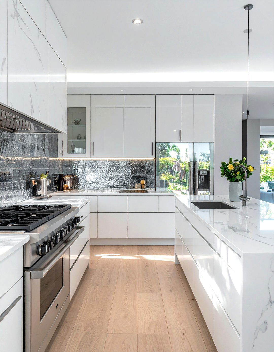 30 Stainless Steel Backsplash Kitchen Ideas for Modern Decor