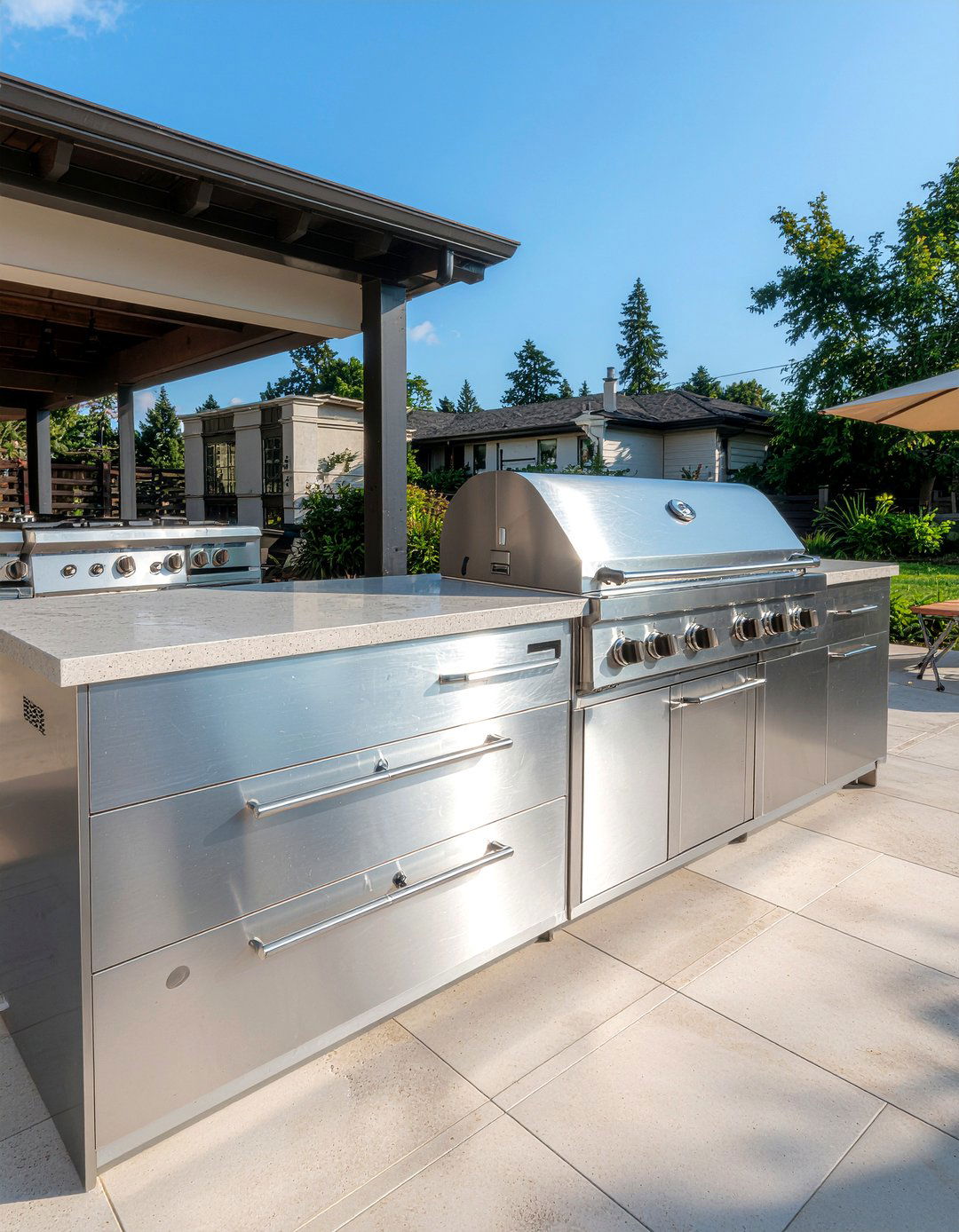 Stainless Steel Outdoor Kitchen Island - 30 outdoor kitchen island ideas