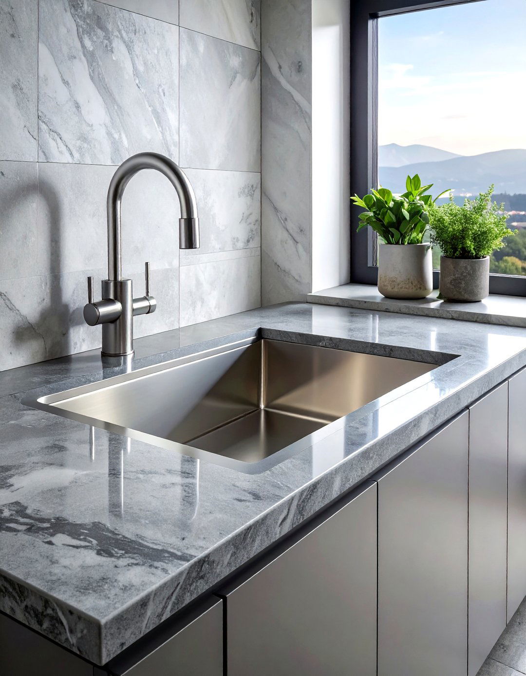 Stainless Steel Prep Sink - 30 prep sink kitchen ideas