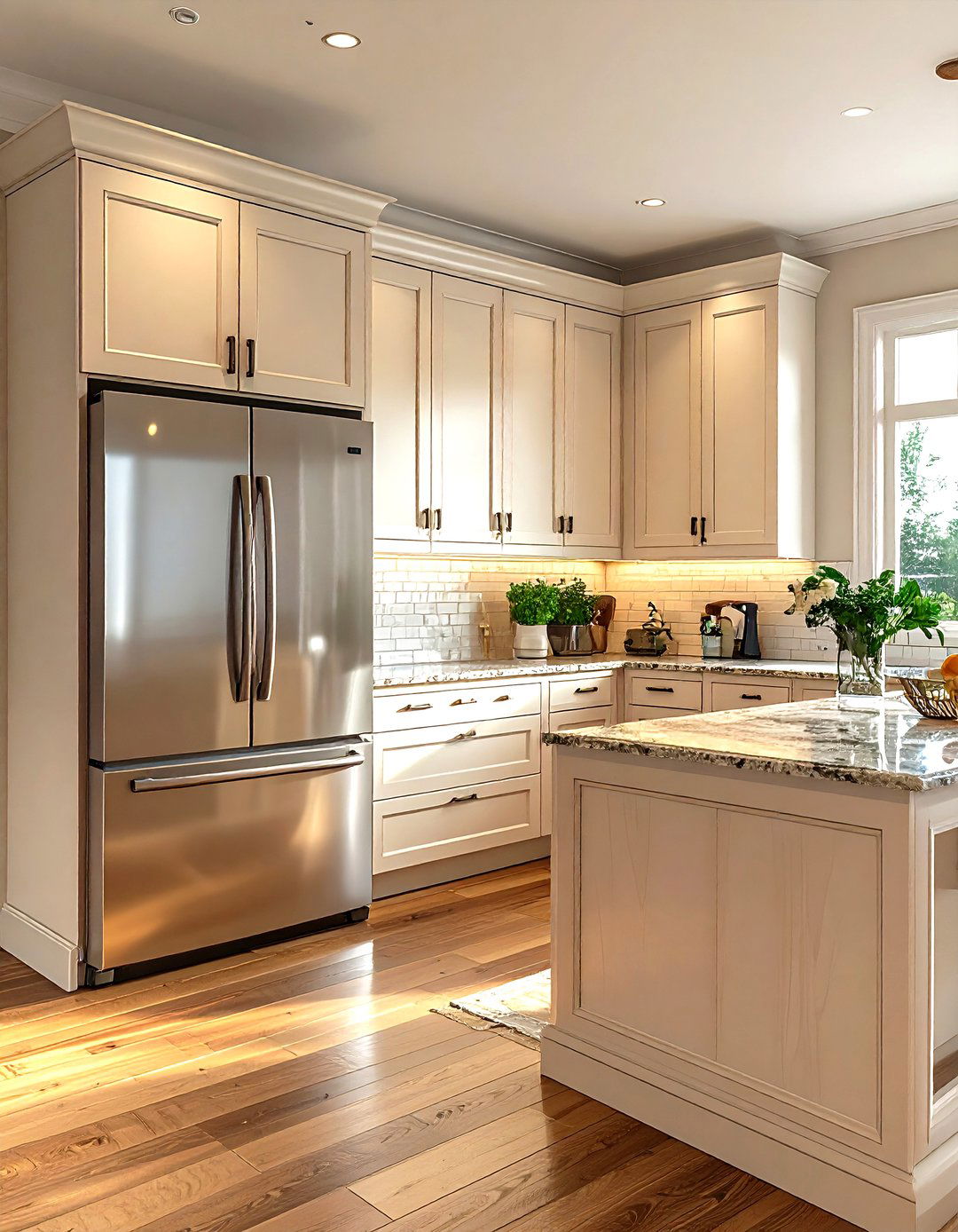 Stainless Steel Refrigerator - 30 French door refrigerator kitchen ideas