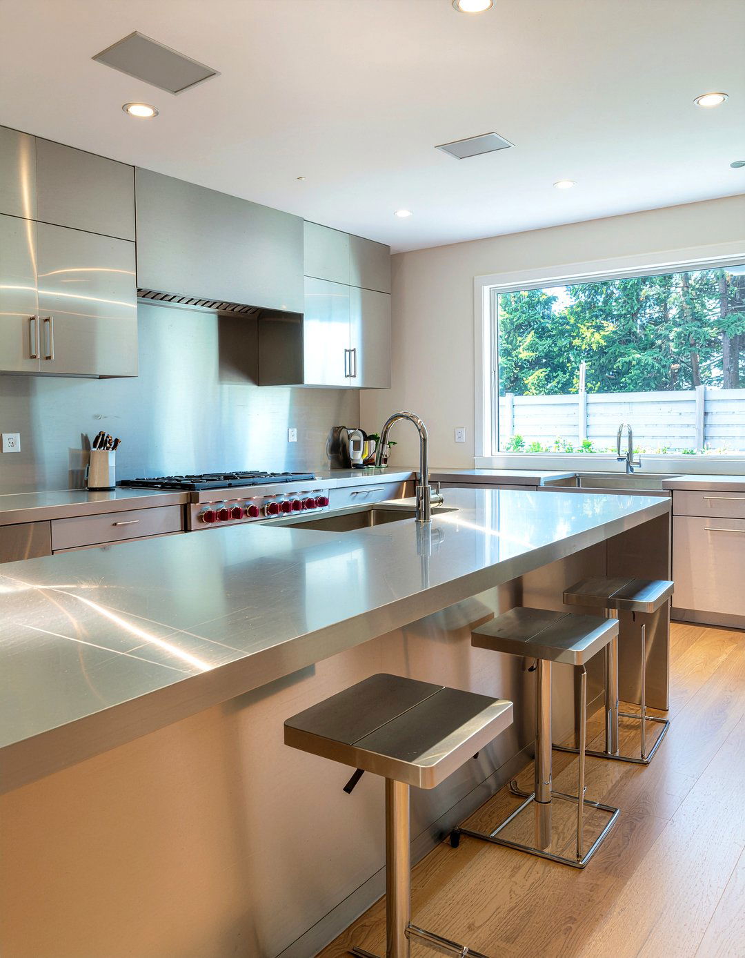 Stainless Steel Surfaces - 30 bold kitchen ideas