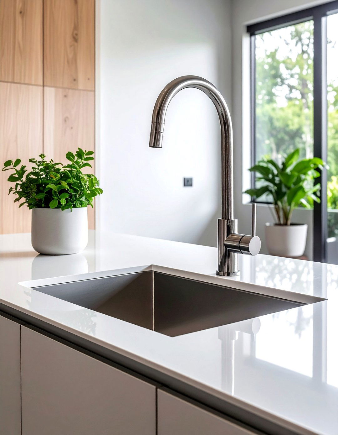 Stainless Steel Waterfall Faucet - 30 waterfall faucet ideas