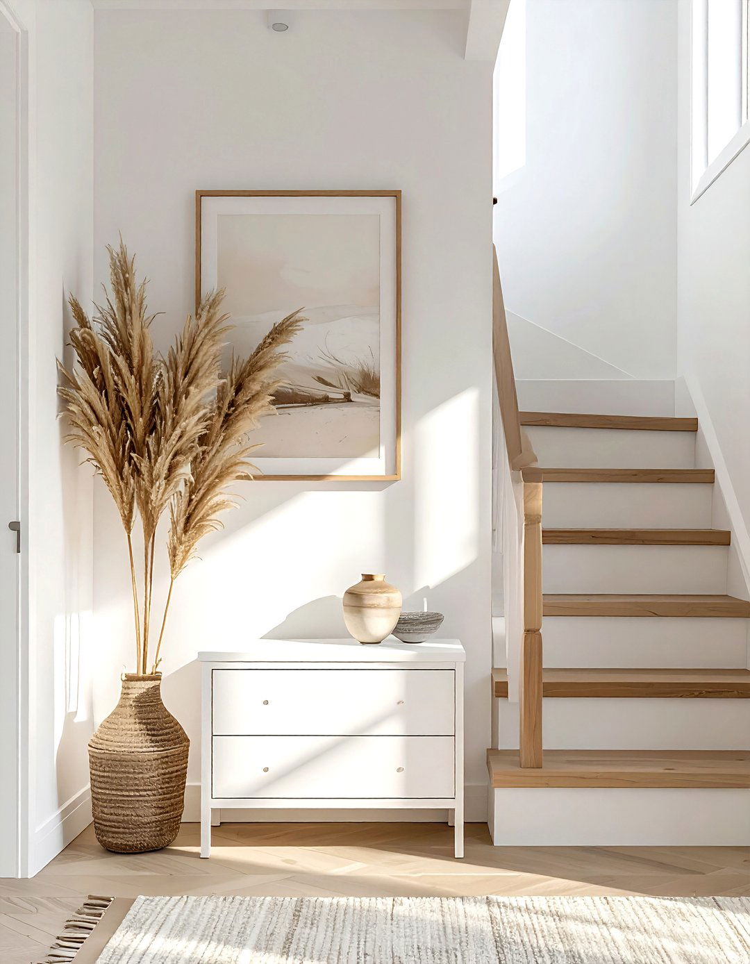 Stair Landing Decor - 30 styling vignette ideas