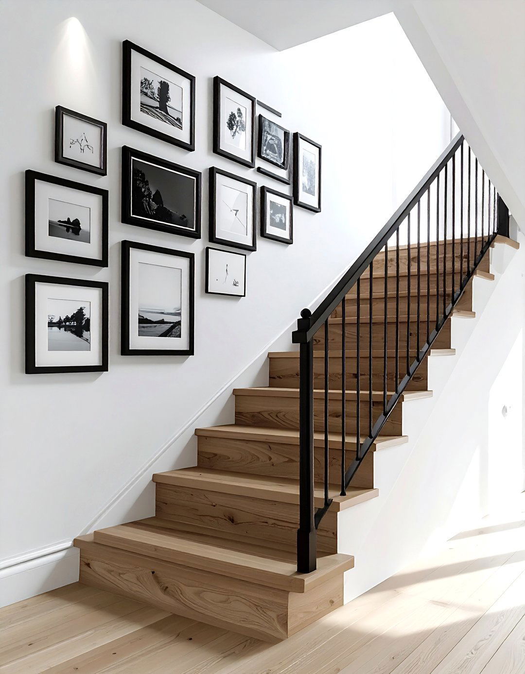 Staircase Gallery Wall - 30 photo wall ideas