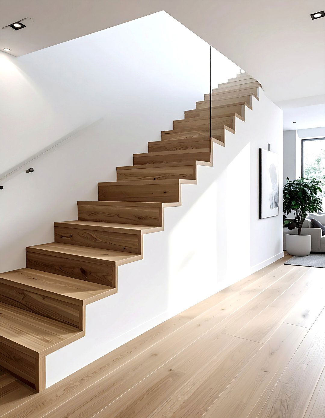 Staircase Half Wall Divider - 30 living room half wall ideas