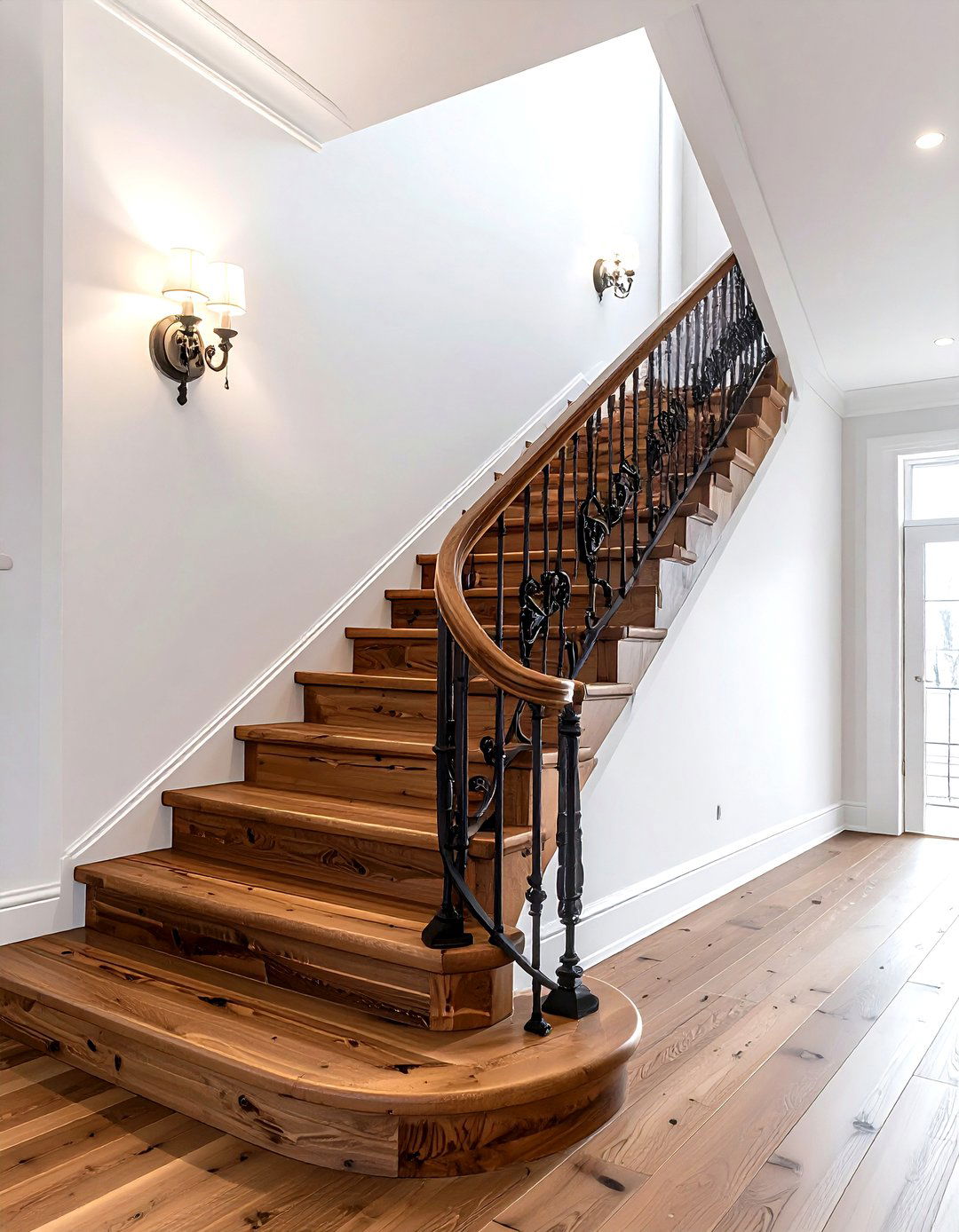 Staircase Wall Sconce - 30 wall sconce decor ideas