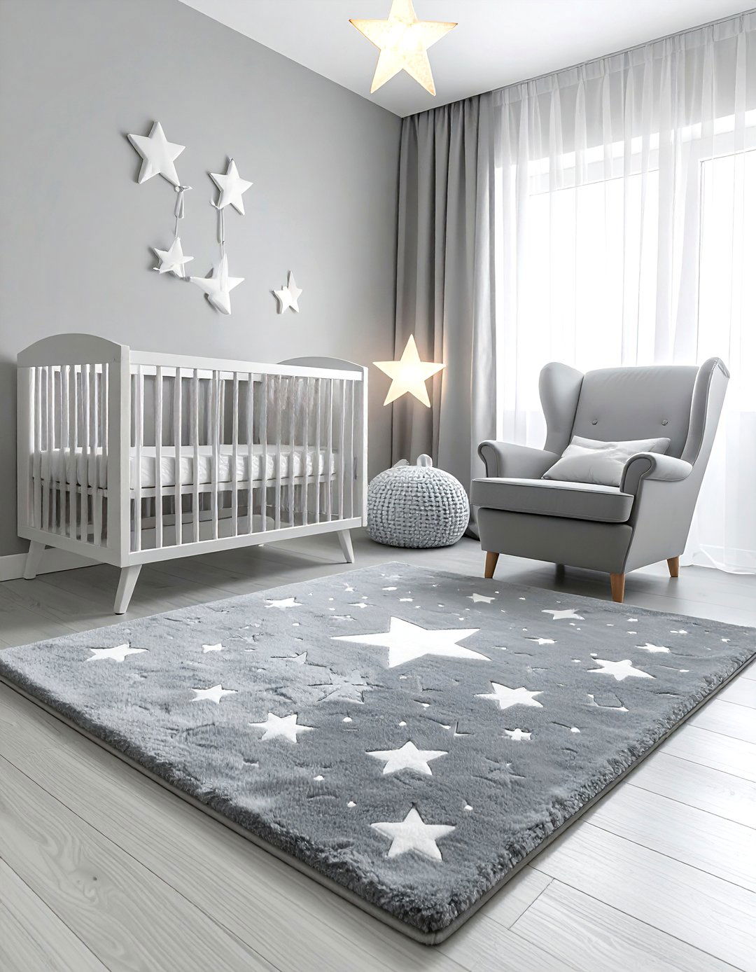 Star Nursery Rug - 30 nursery rug ideas