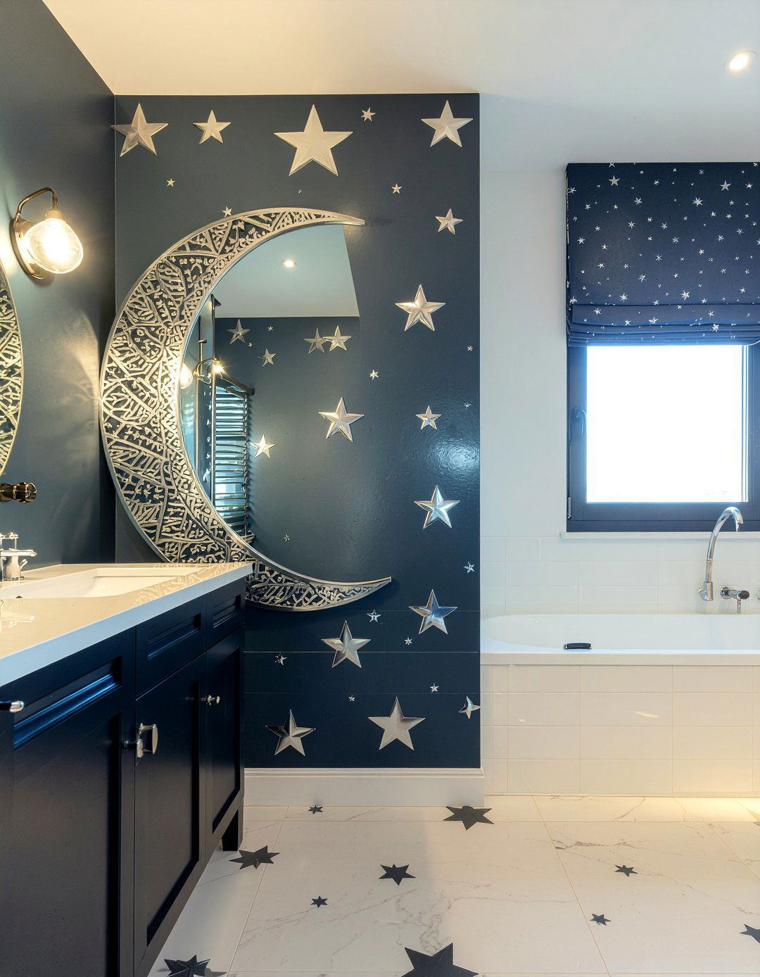 Star Theme Bathroom - 30 girls bathroom ideas