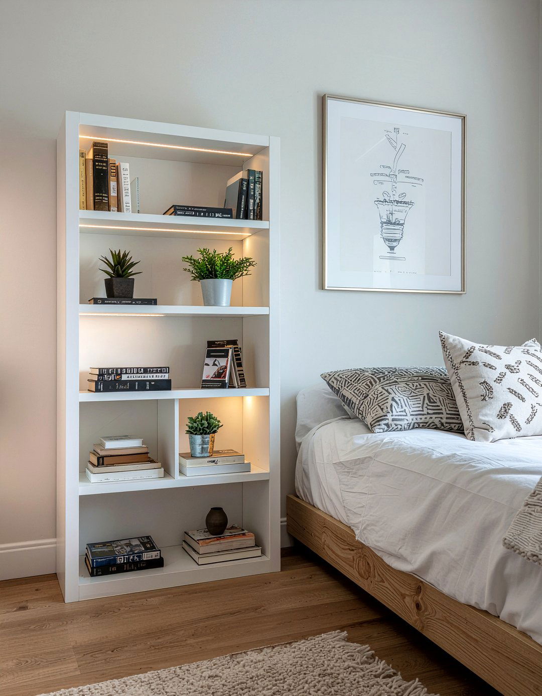 Star Wars Bookcase Display - 30 Star Wars bedroom ideas