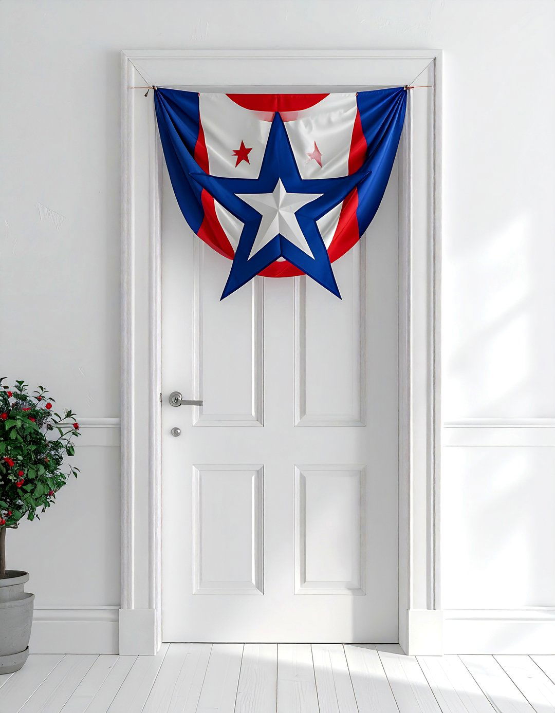 Star spangled banner banner - 30 patriotic decor ideas