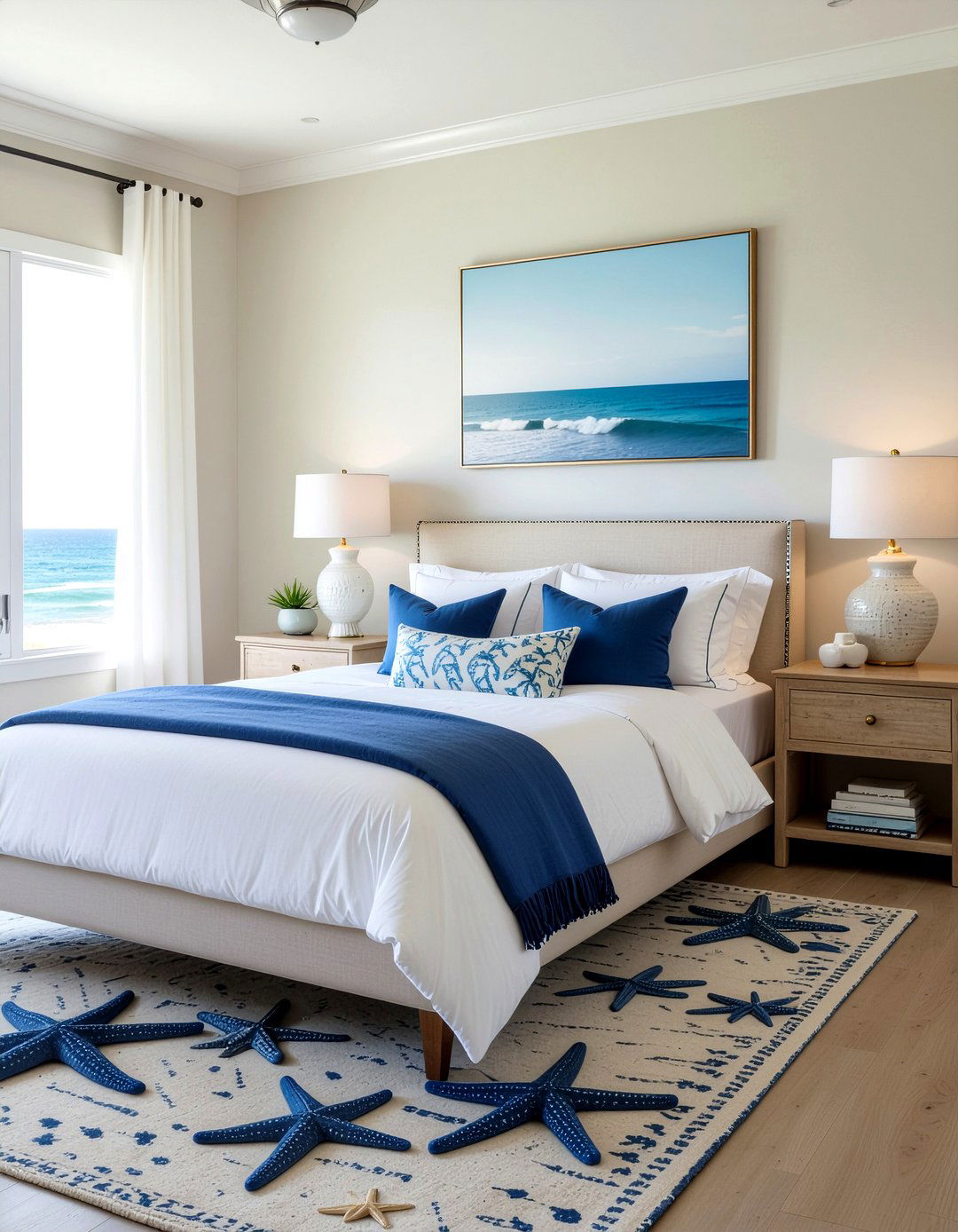 Starfish Bedroom Decor - 30 ocean themed bedroom ideas