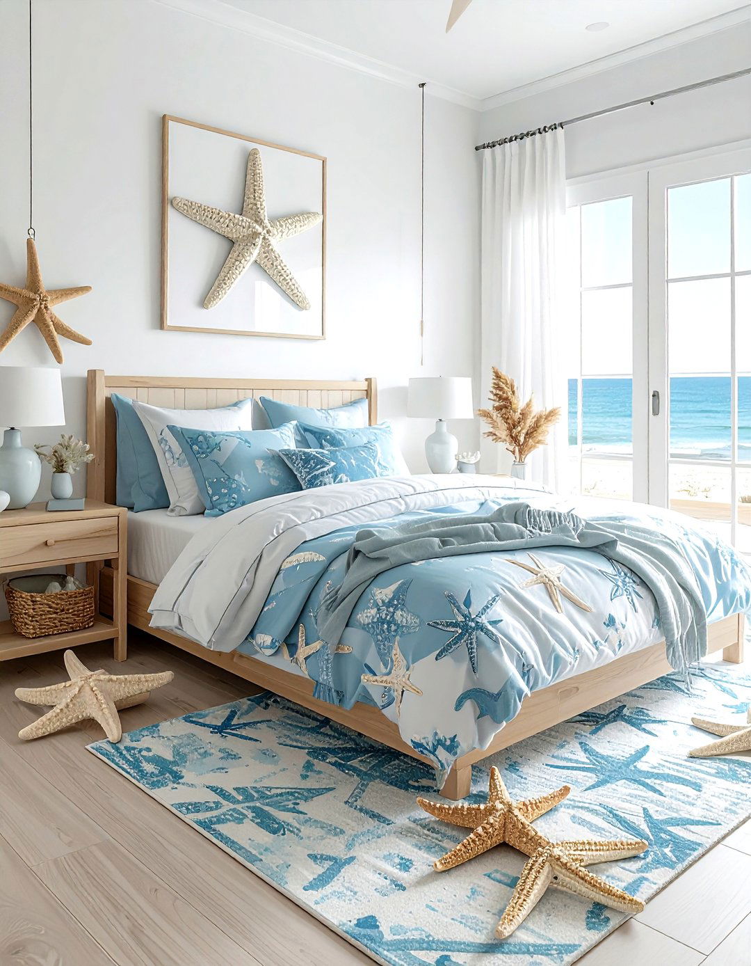 Starfish Bedroom - 30 ocean decor ideas