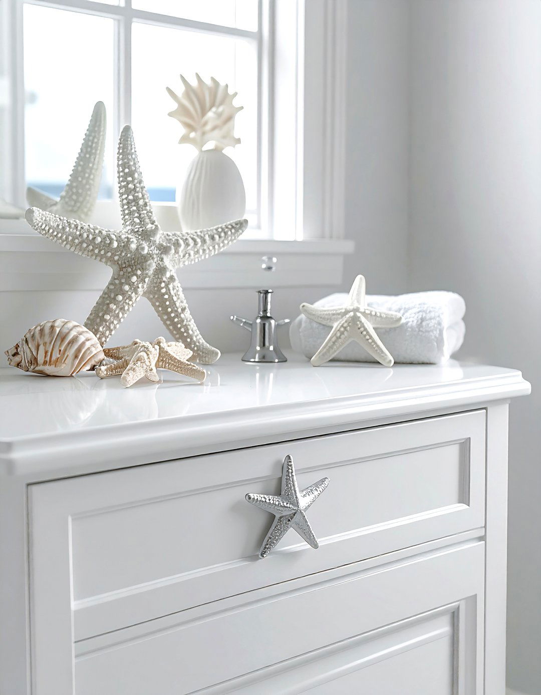 Starfish Decor - 30 nautical bathroom ideas