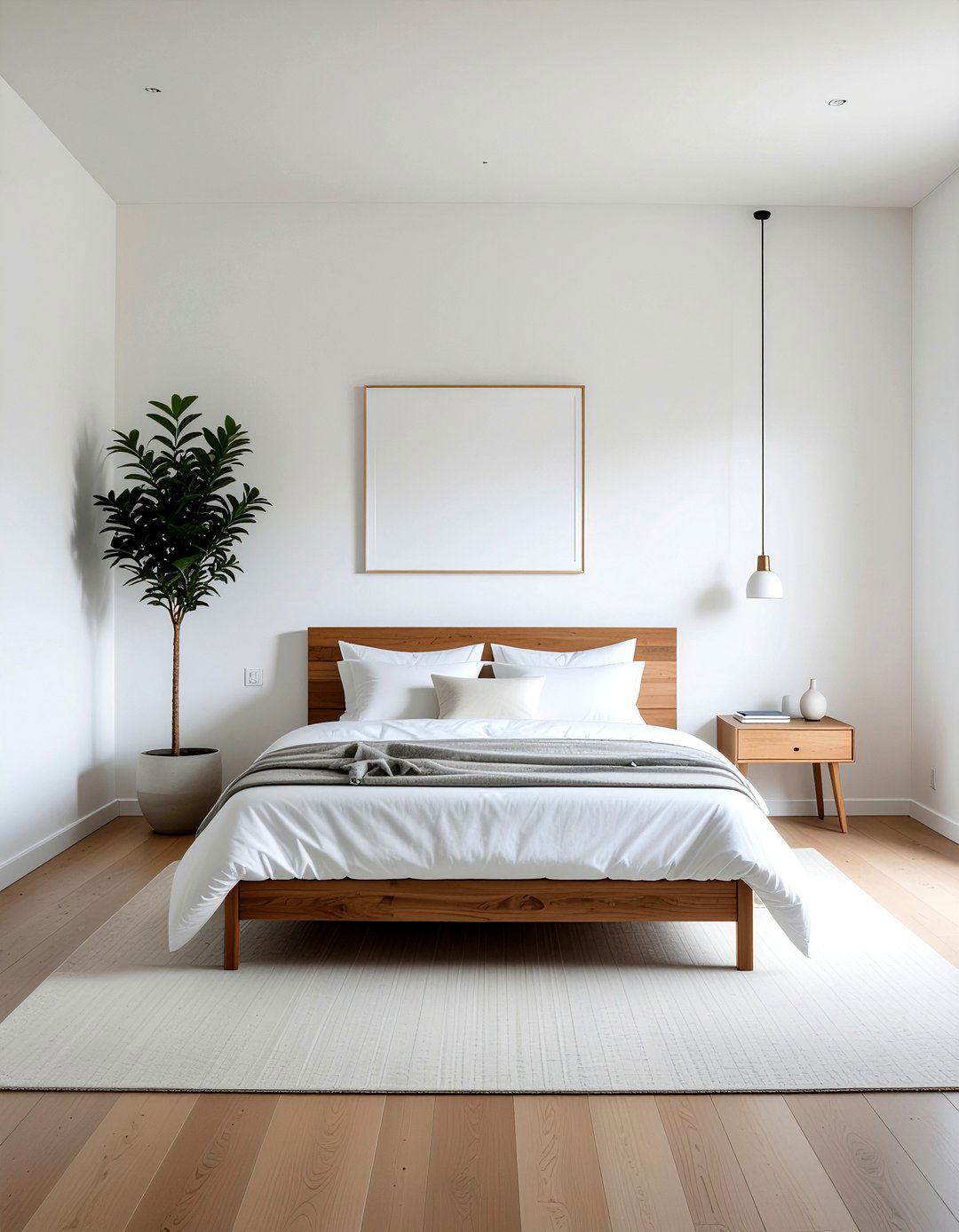 Stark white bedroom - 30 celebrity bedroom ideas