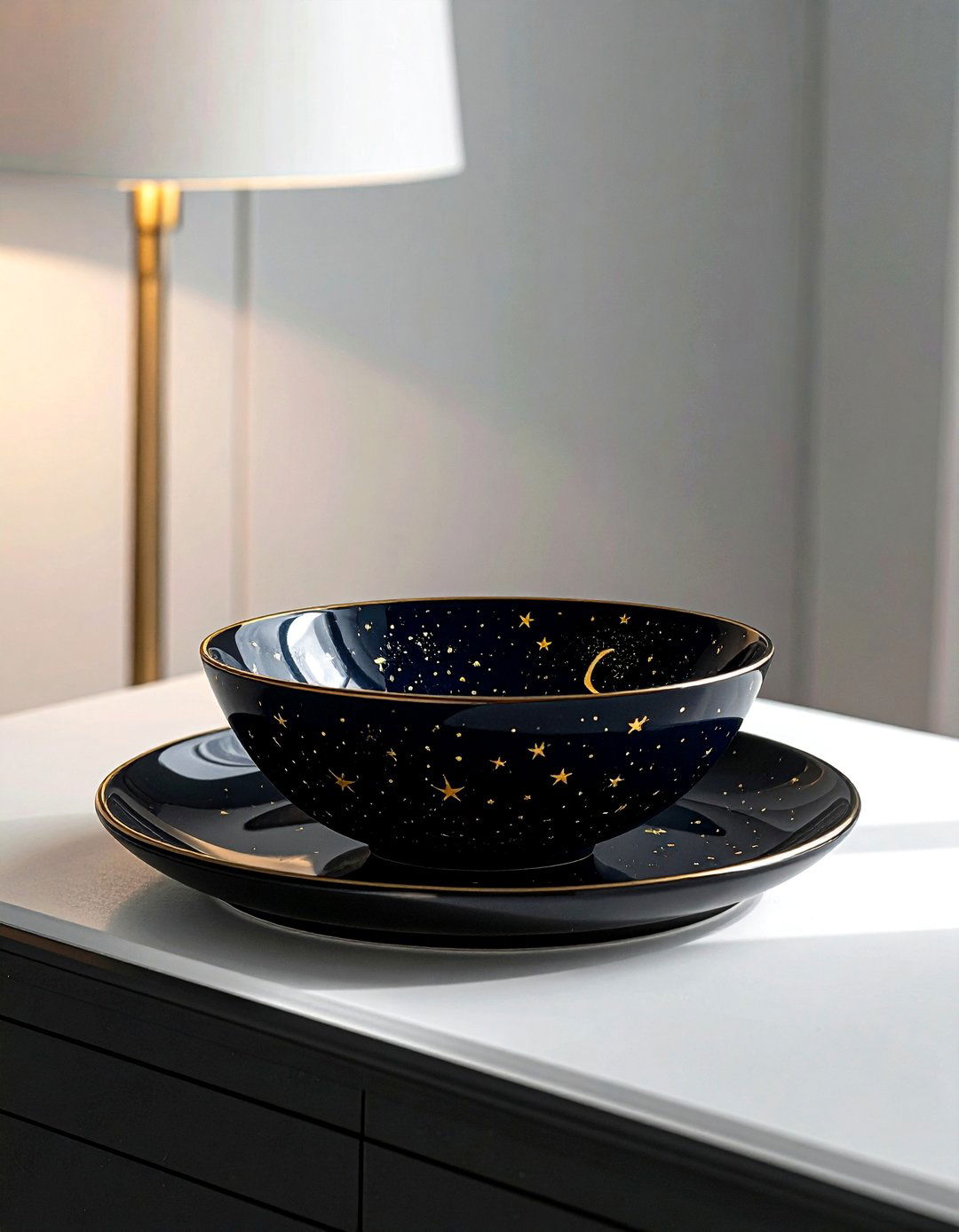 Starry Night Hand Painted Dish - 30 trinket dish ideas