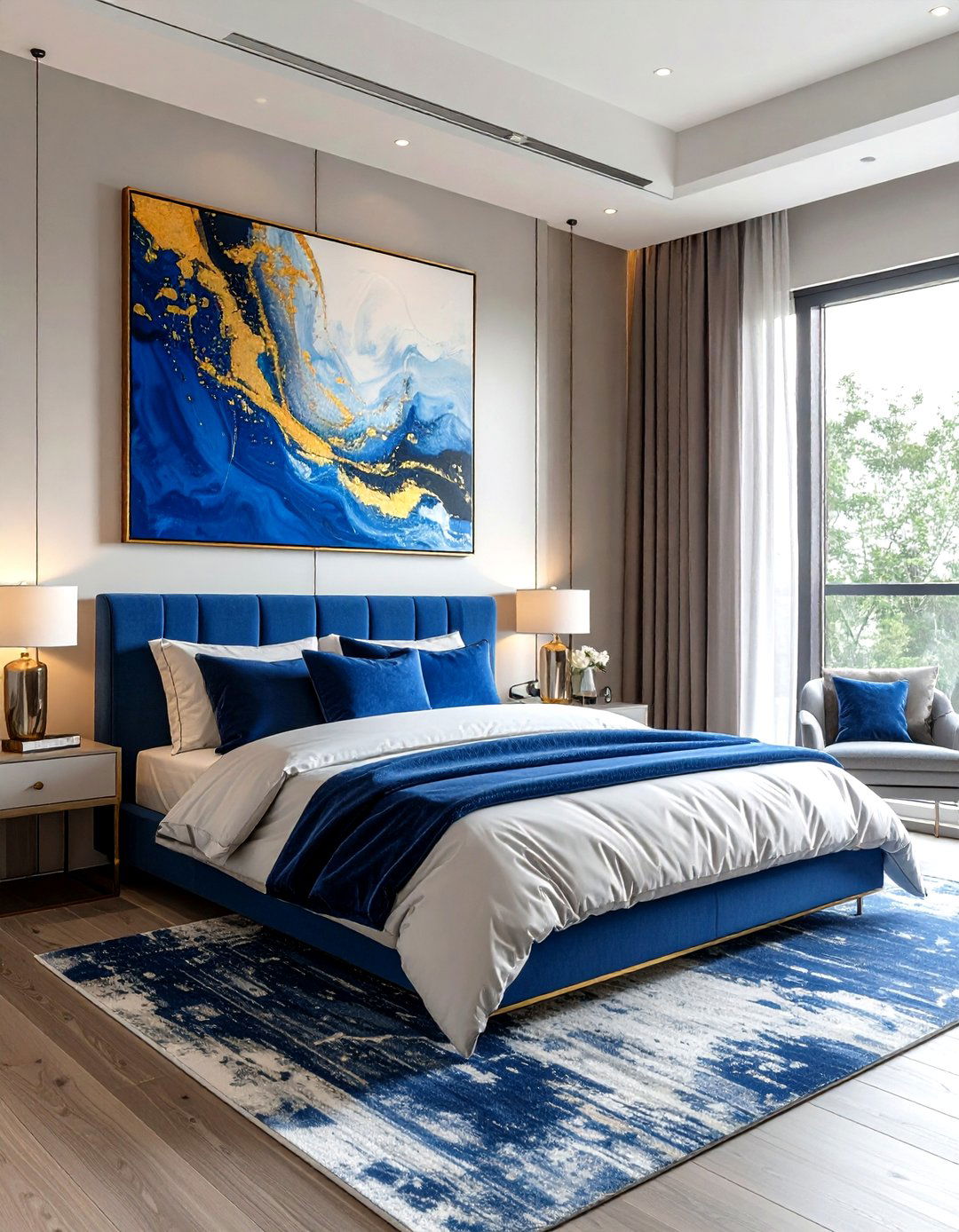 Statement Art Bedroom - 30 elegant bedroom ideas