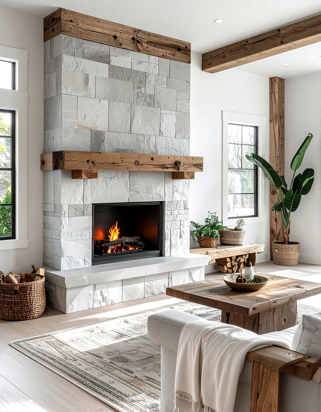 Statement Fireplace - 30 Property Brothers decor ideas
