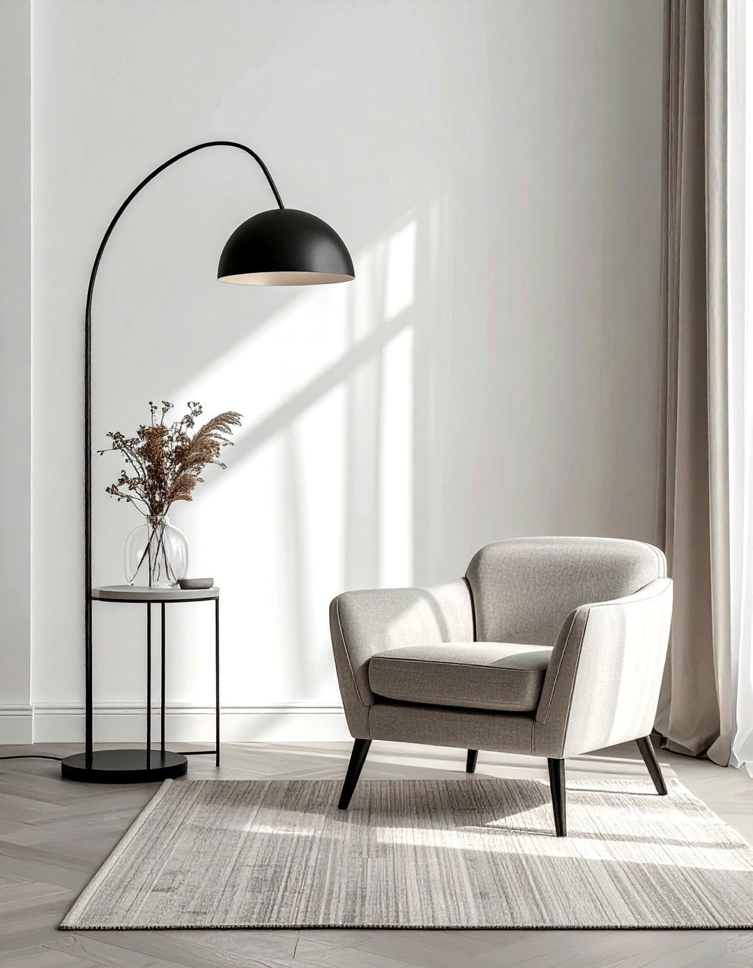 Statement Floor Lamp - 30 inexpensive decor ideas