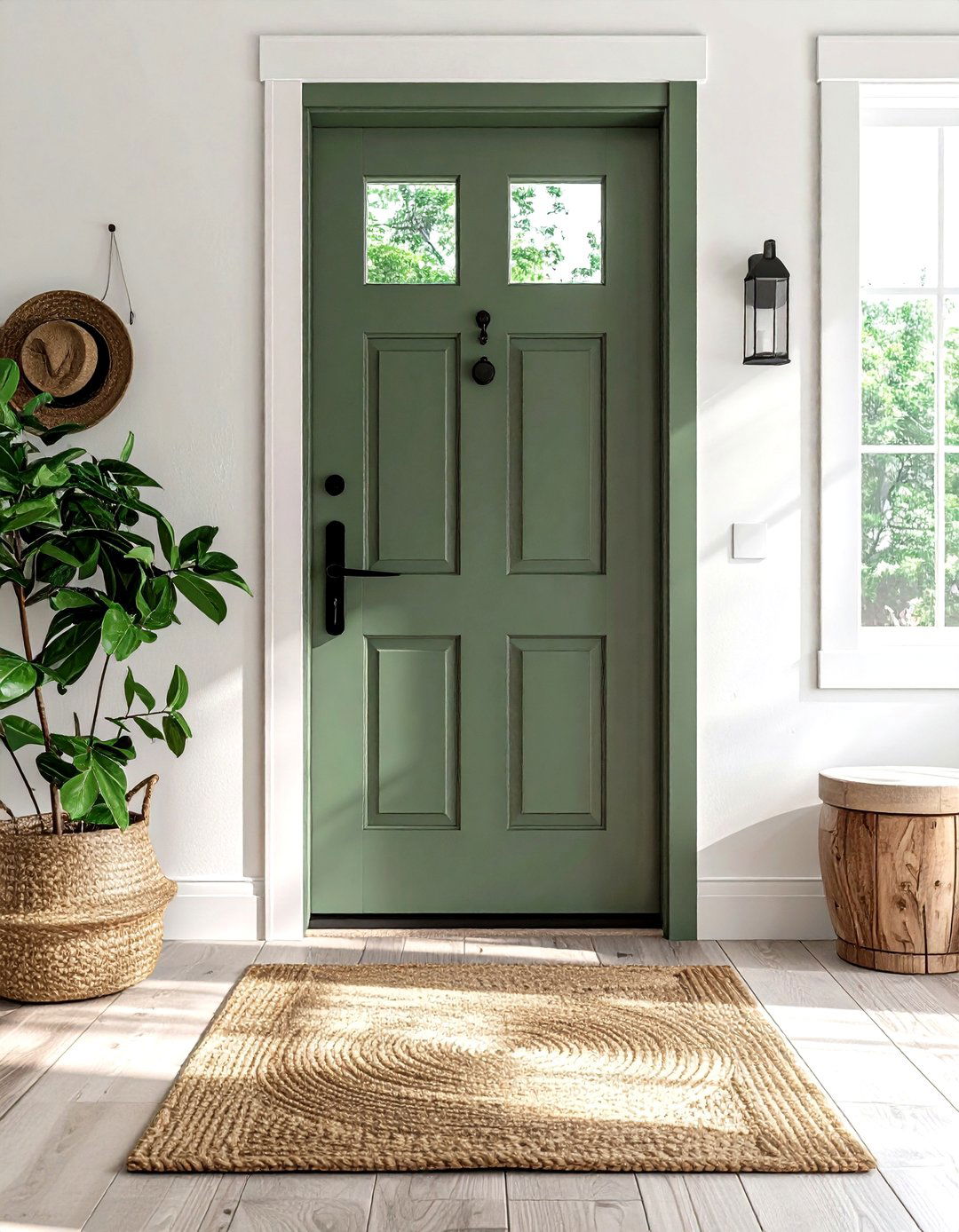 Statement Front Door Paint - 30 small entryway ideas