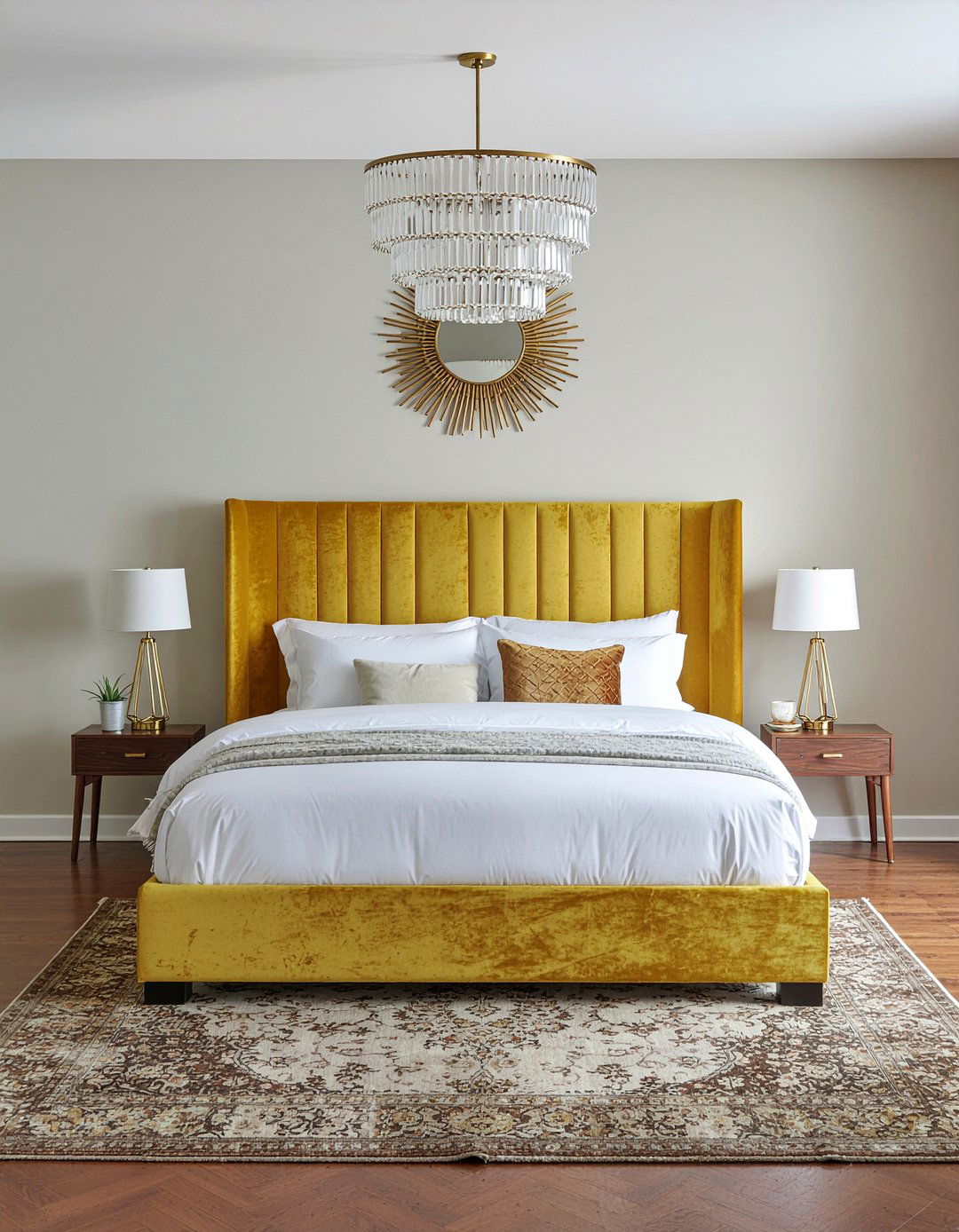 Statement Headboard Bedroom - 30 creative bedroom ideas