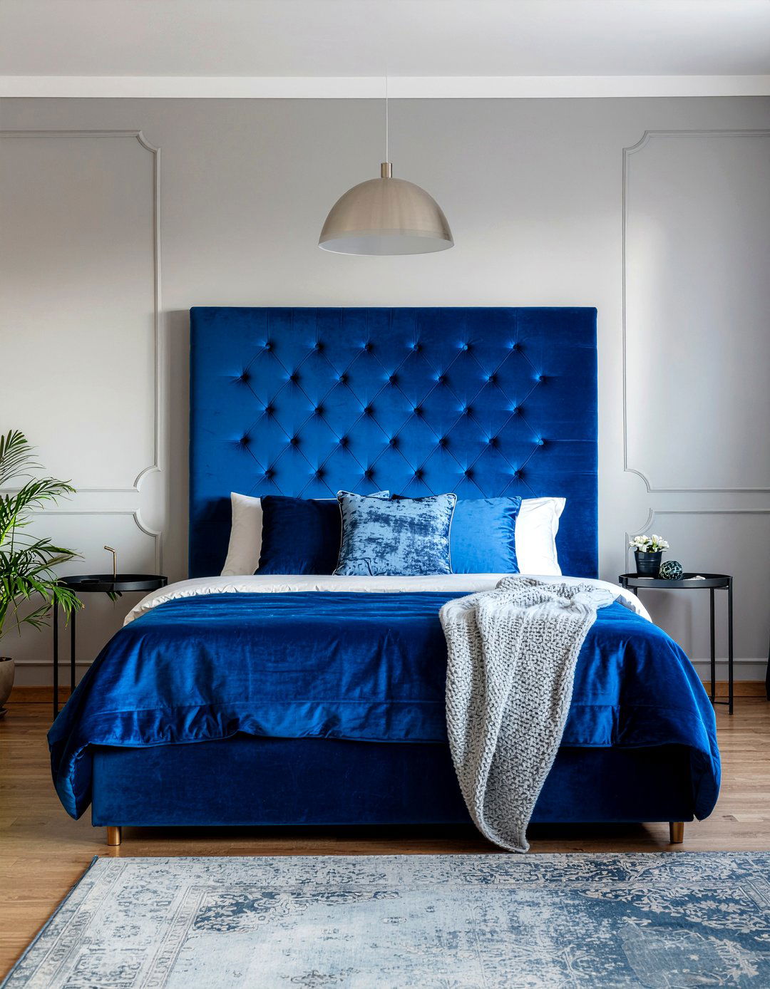 Statement Headboard Bedroom - 30 bedroom decor ideas