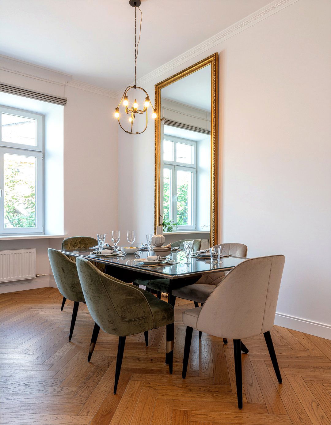 Statement Mirror For Dining Room - 30 new build dining room ideas