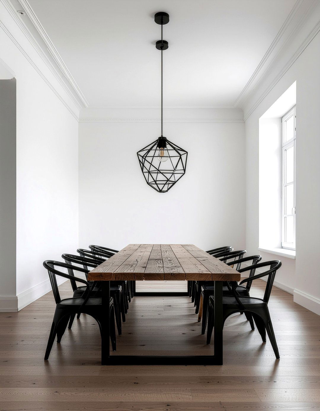 Statement Pendant Light - 30 dining room update ideas