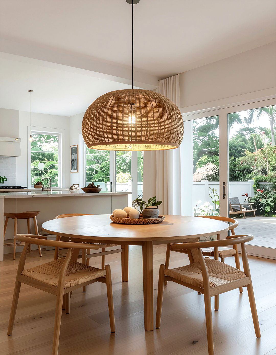 Statement Pendant Light - 30 DIY dining room decor ideas