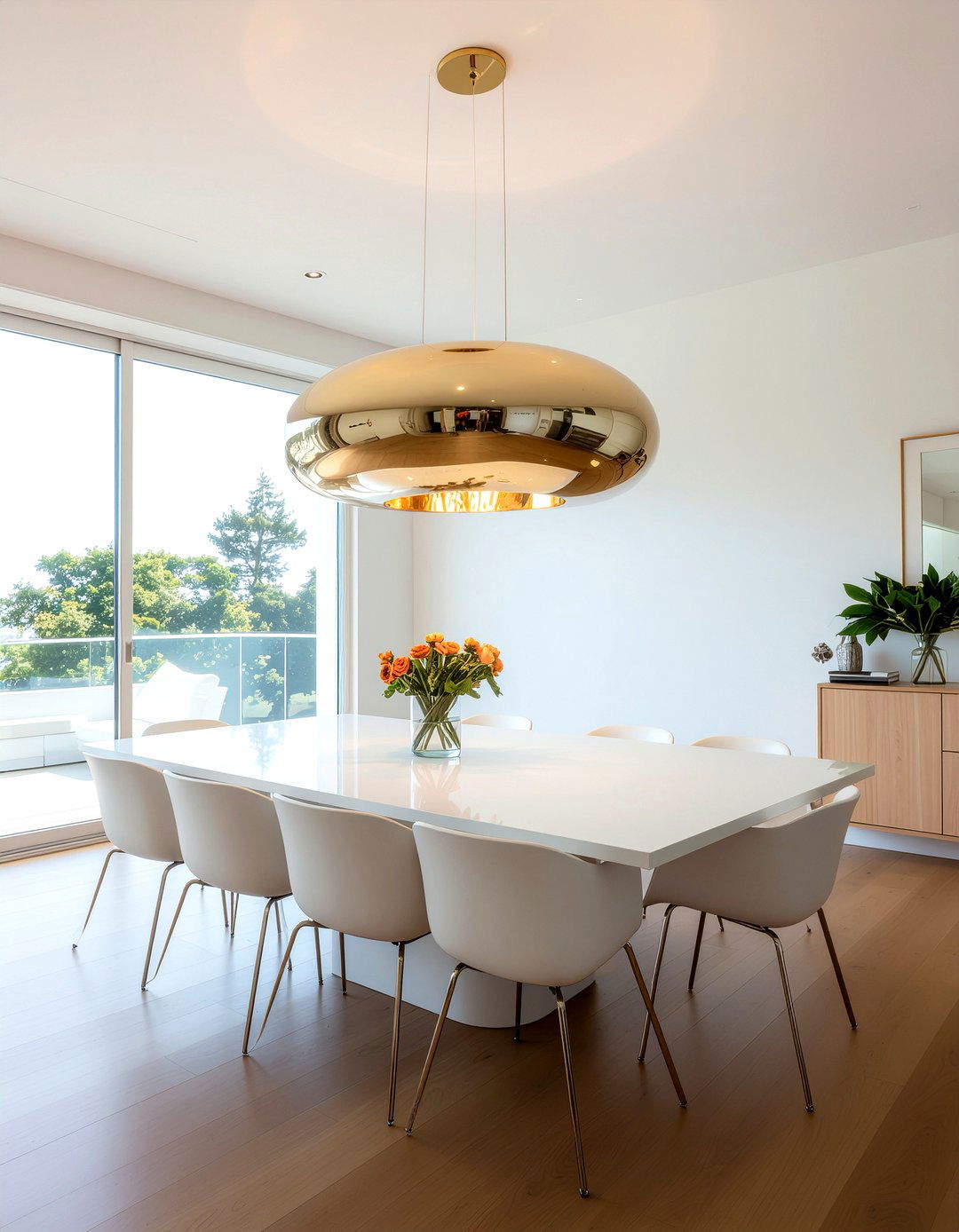 Statement Pendant Lighting - 30 effortless dining room ideas