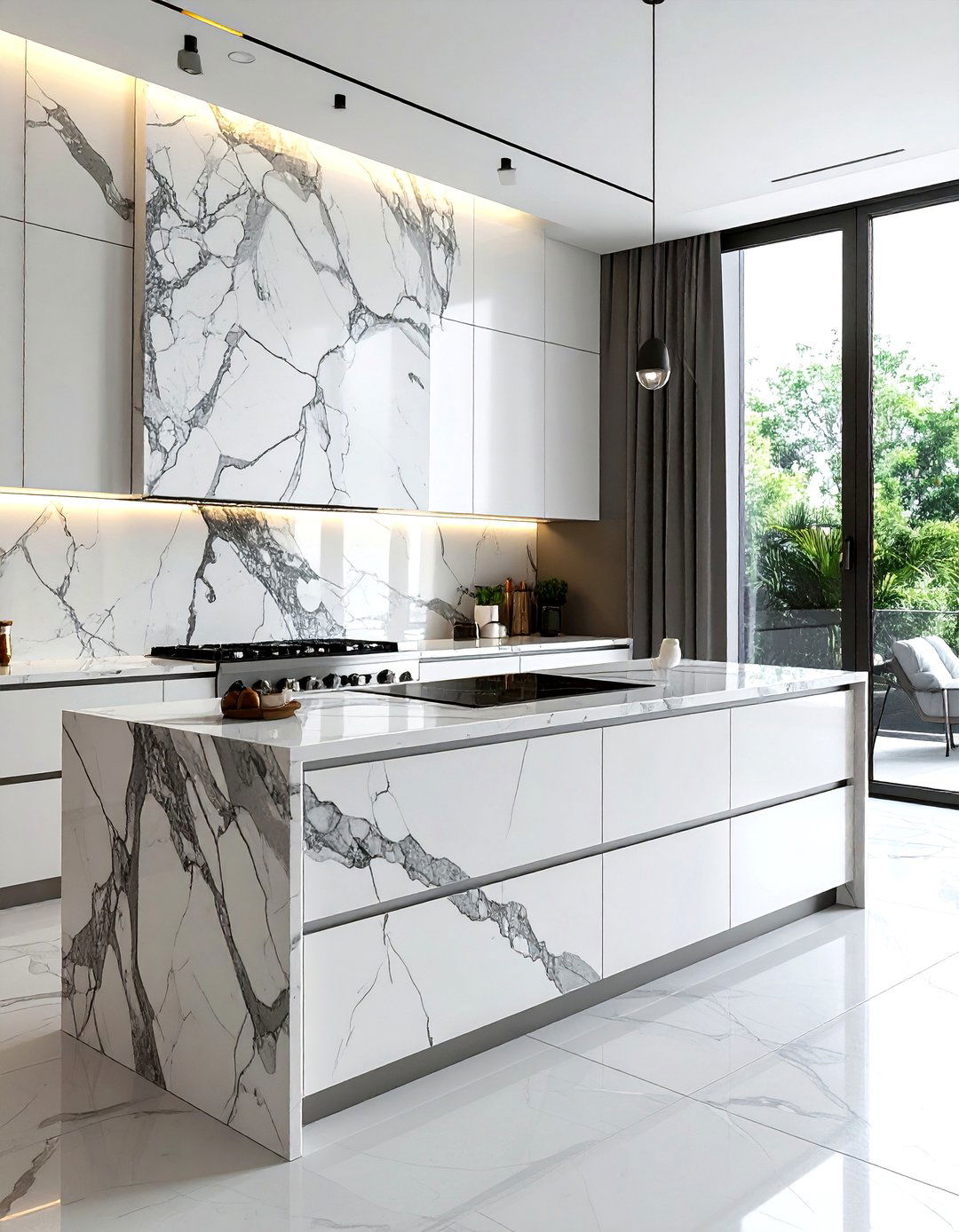 Statement Stone Backsplash - 30 unique kitchen ideas