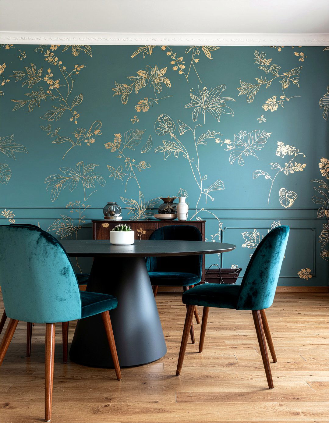 Statement Wallpaper For Dining Room - 30 dining room scale ideas