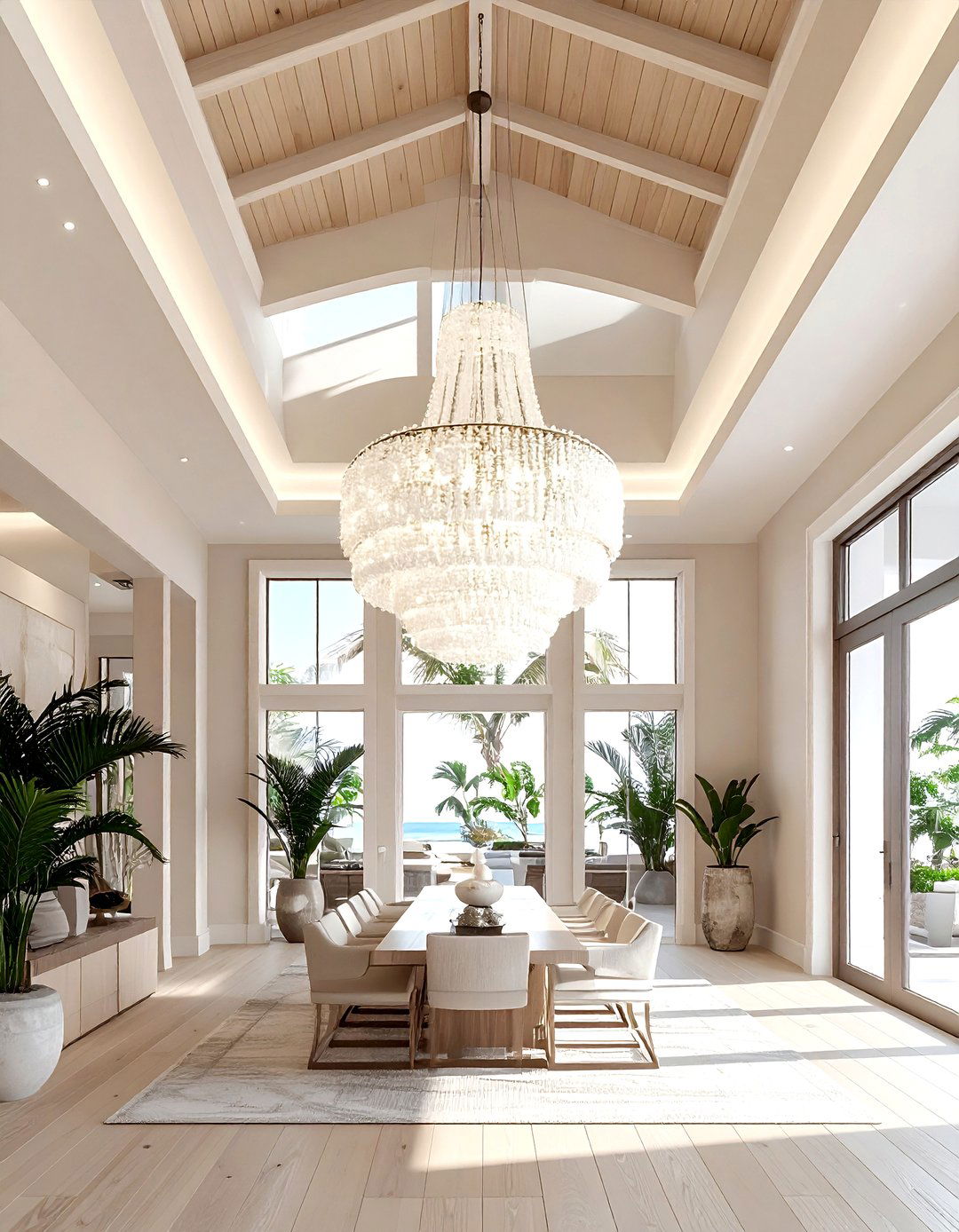 Statement ceiling lighting - 30 Serena and Lily decor ideas
