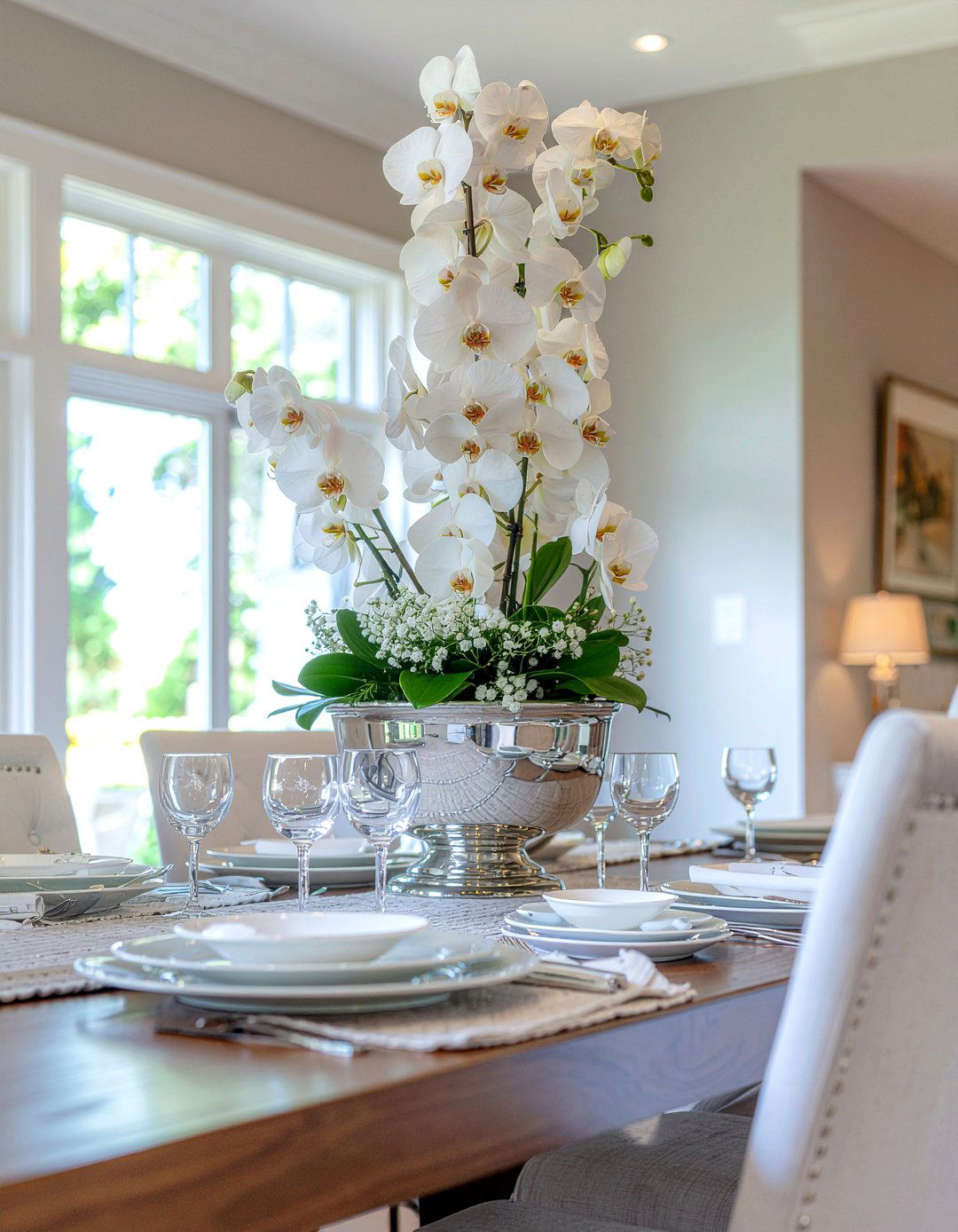 Statement centerpiece decor - 30 rich dining room ideas