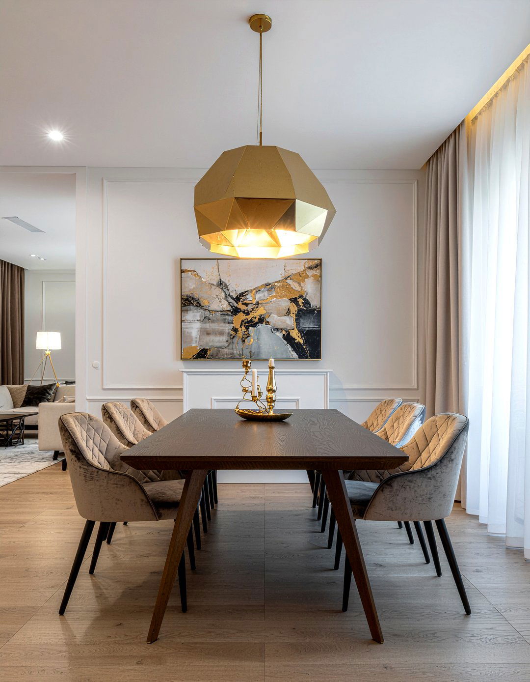 Statement lighting dining room - 30 formal dining room ideas