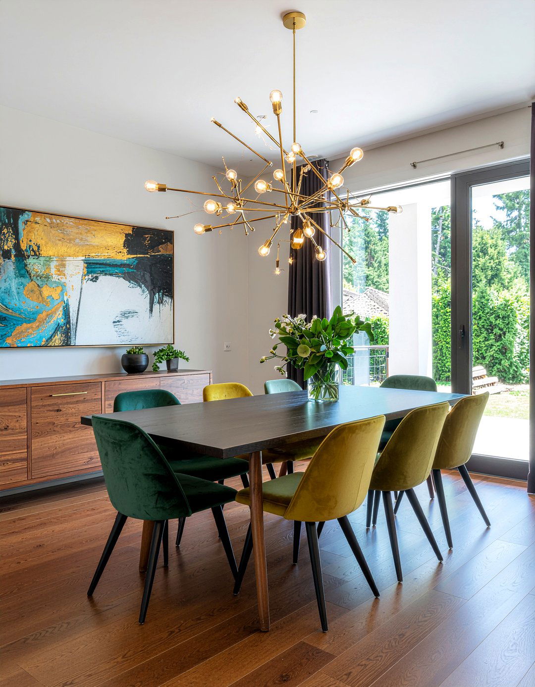 Statement lighting dining room - 30 dining area ideas