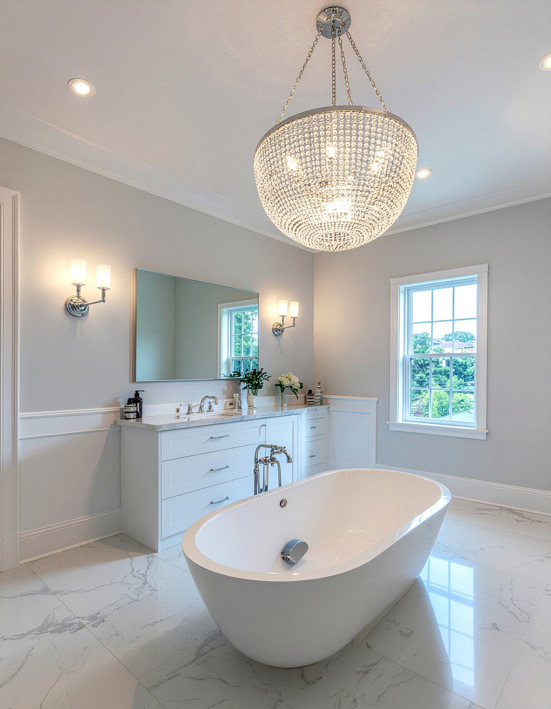 Statement lighting - 30 bathroom design principles