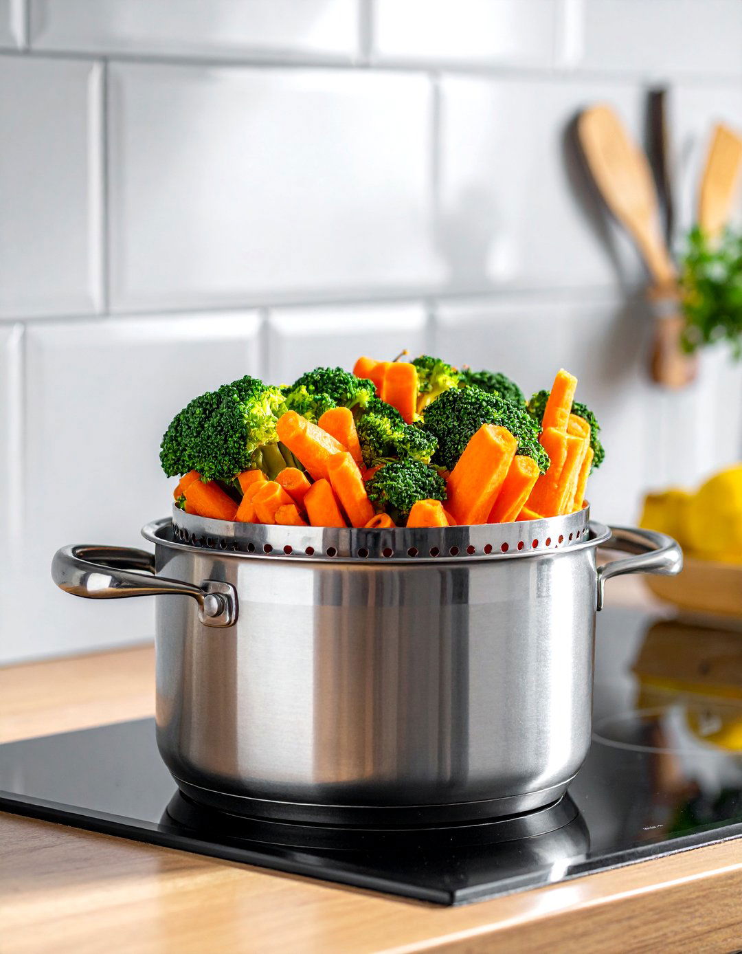 Steam Basket Insert - 30 water-saving kitchen ideas