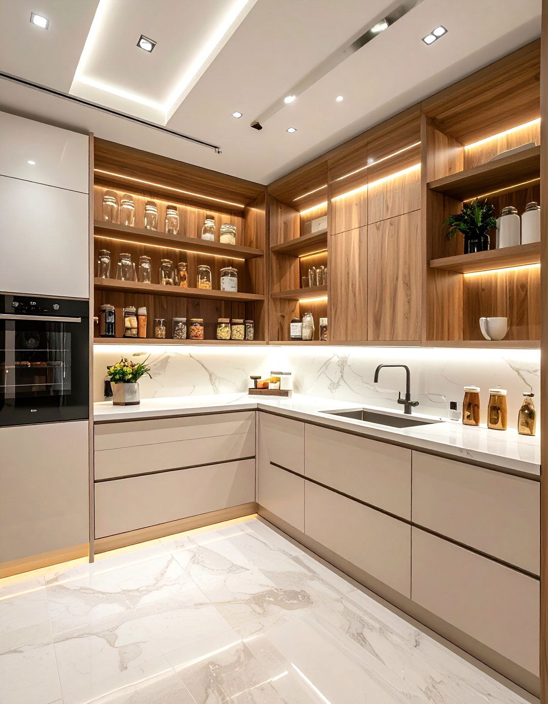 Steam oven in butler pantry - 30 steam oven kitchen ideas