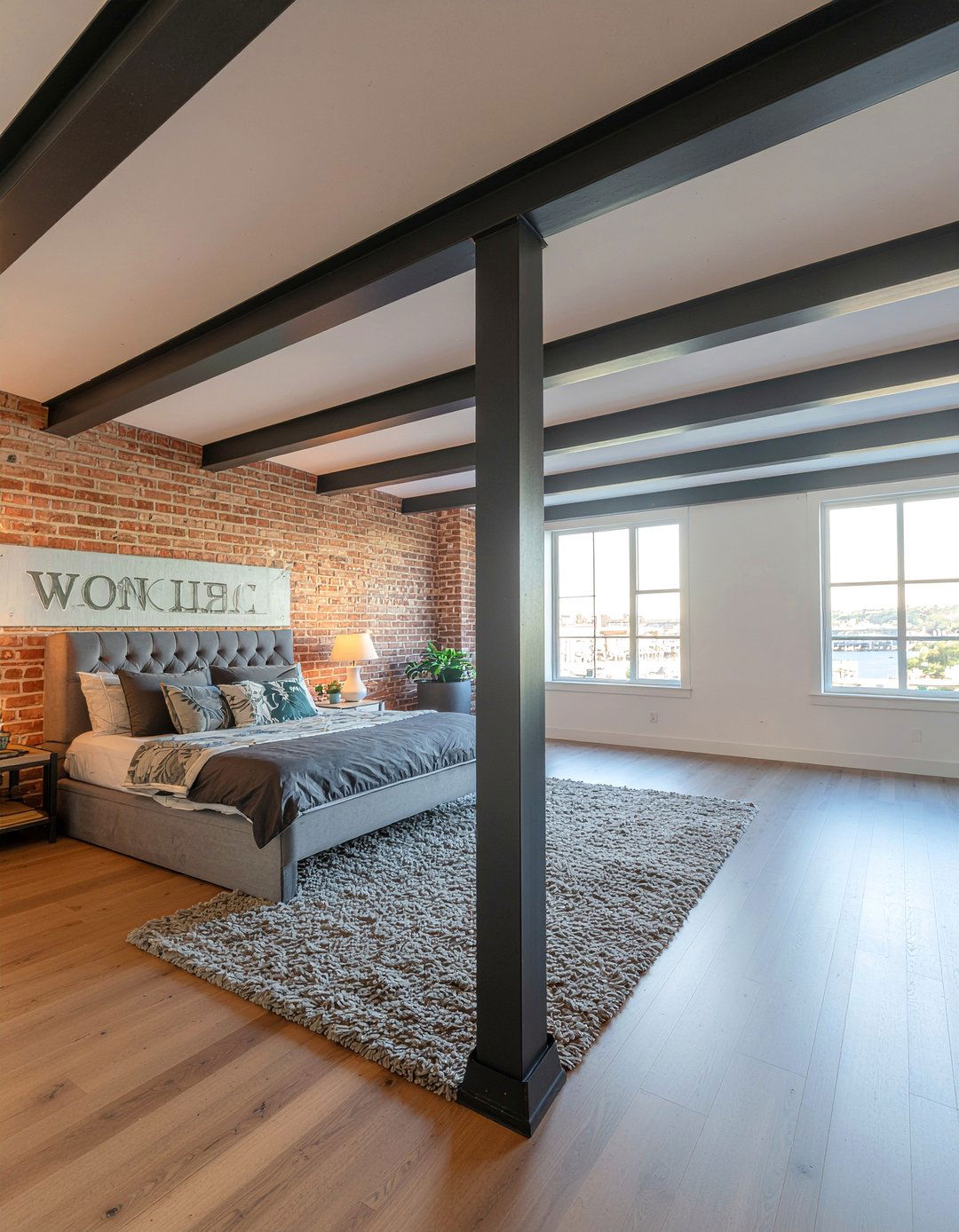 Steel Beam Architecture - 30 warehouse bedroom ideas